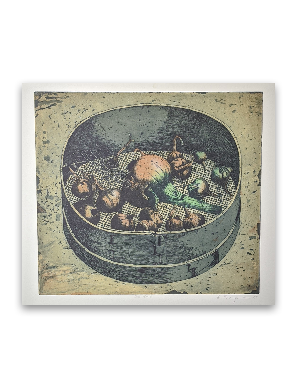 Gerhart Bergmann Rosa Blüten II Fahning Art Gallery