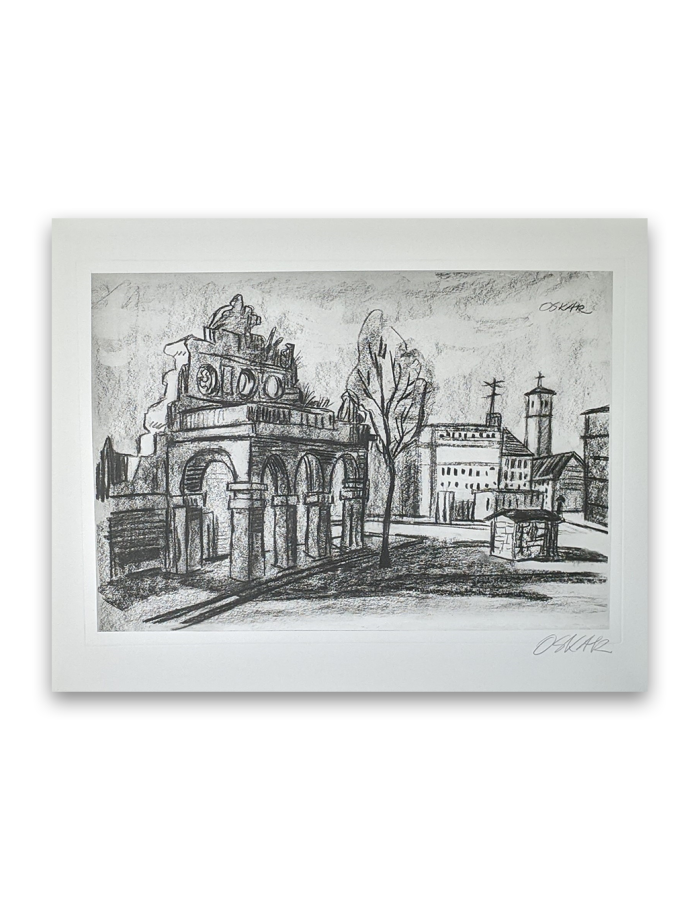 Hans Bierbrauer (Oskar) | Stadtlandschaft