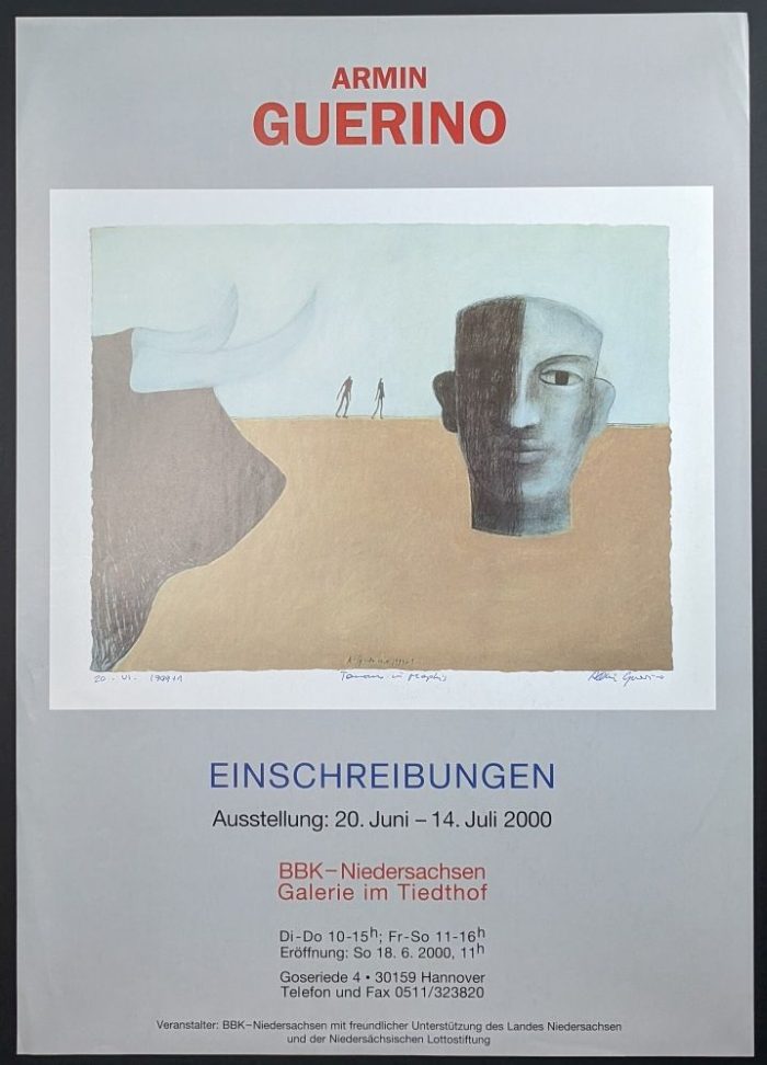 Armin Guerino | Ausstellungsplakat: Armin Guerino. Einschreibungen – Bild 3