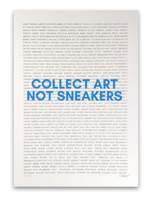 Peter Haack | Collect Art Not Sneakers