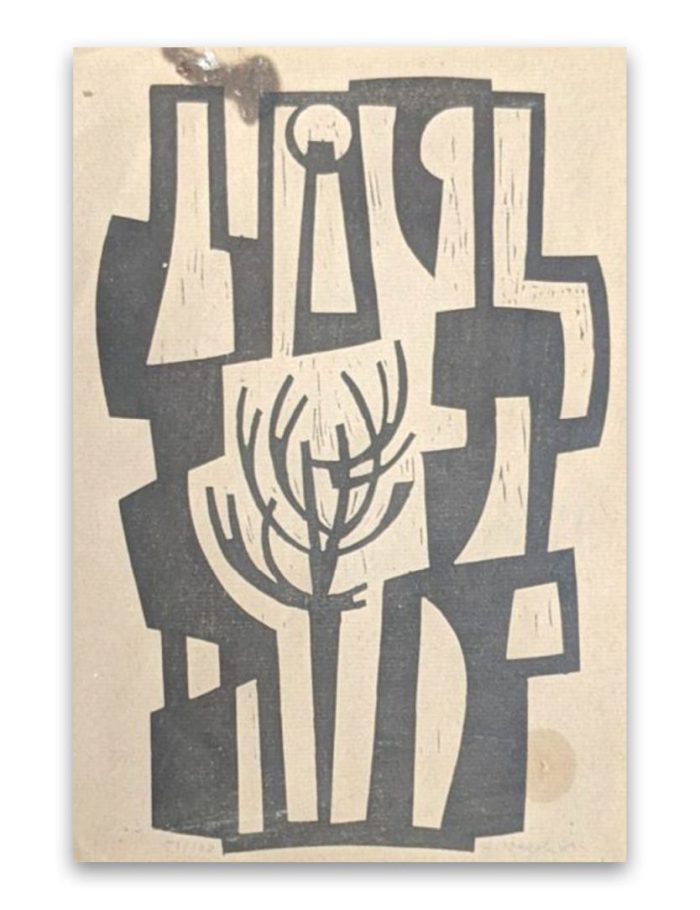 Gelegenheitsgrafik von Hans Nagel aus dem Jahr 1961
