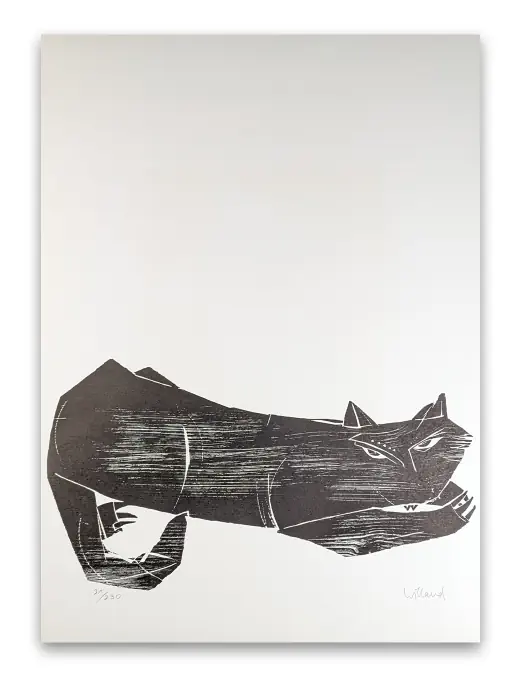 Detlef Willand | liegende Katze