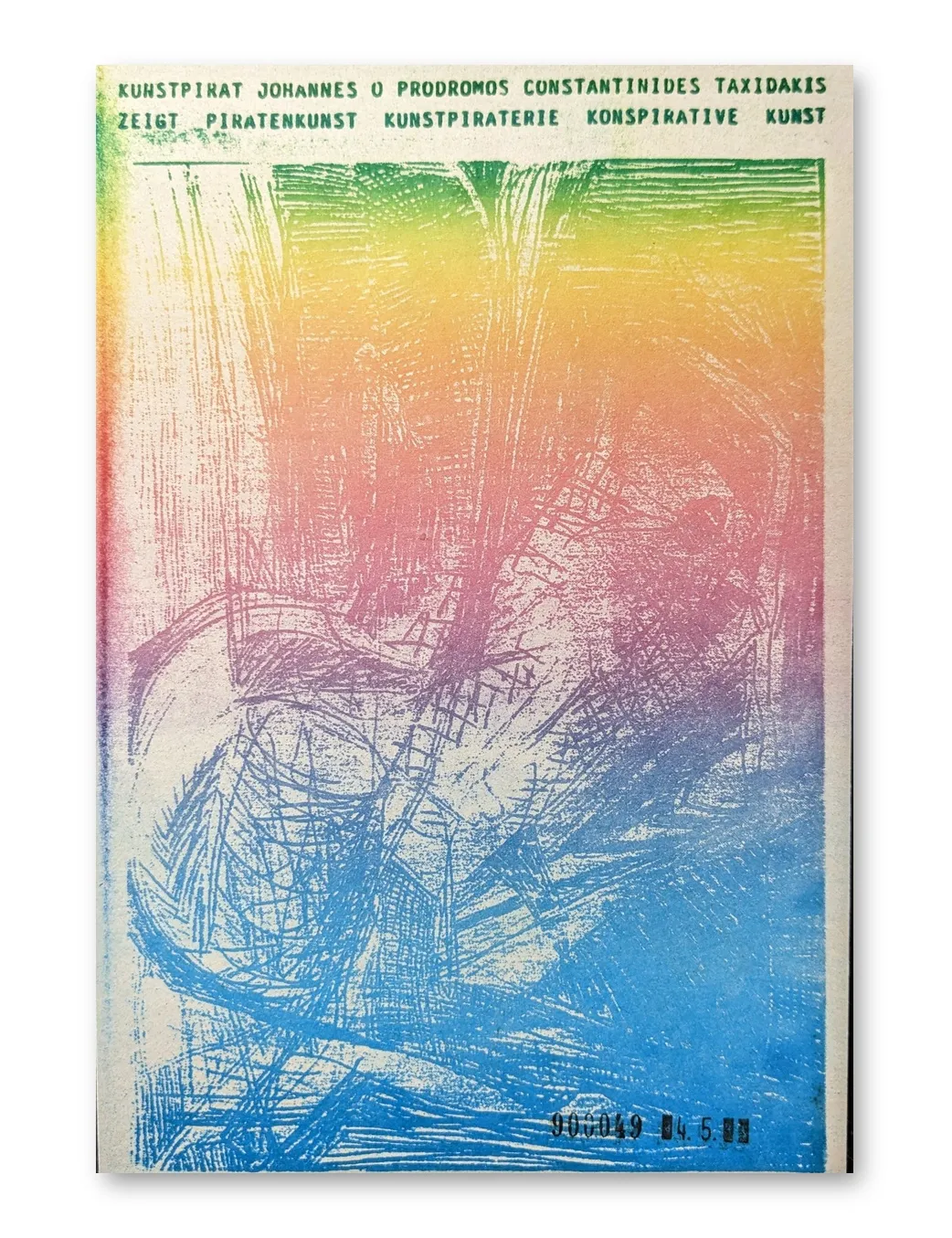 Johannes Constantinides Taxidakis | Einladungskarte Ausstellung Piratenkunst