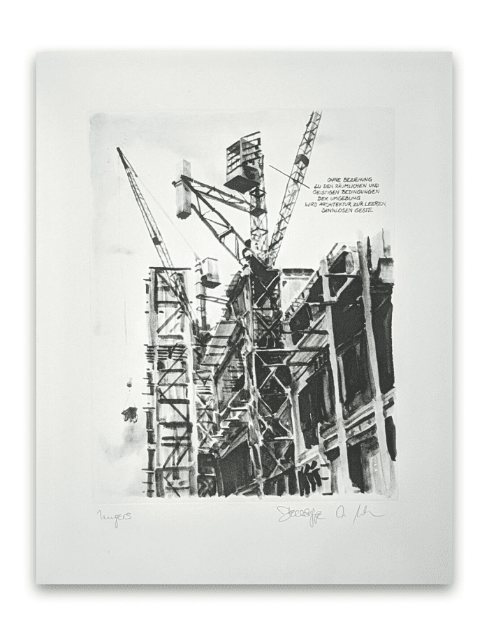 Druckgrafik von Christiane Dellbrügge