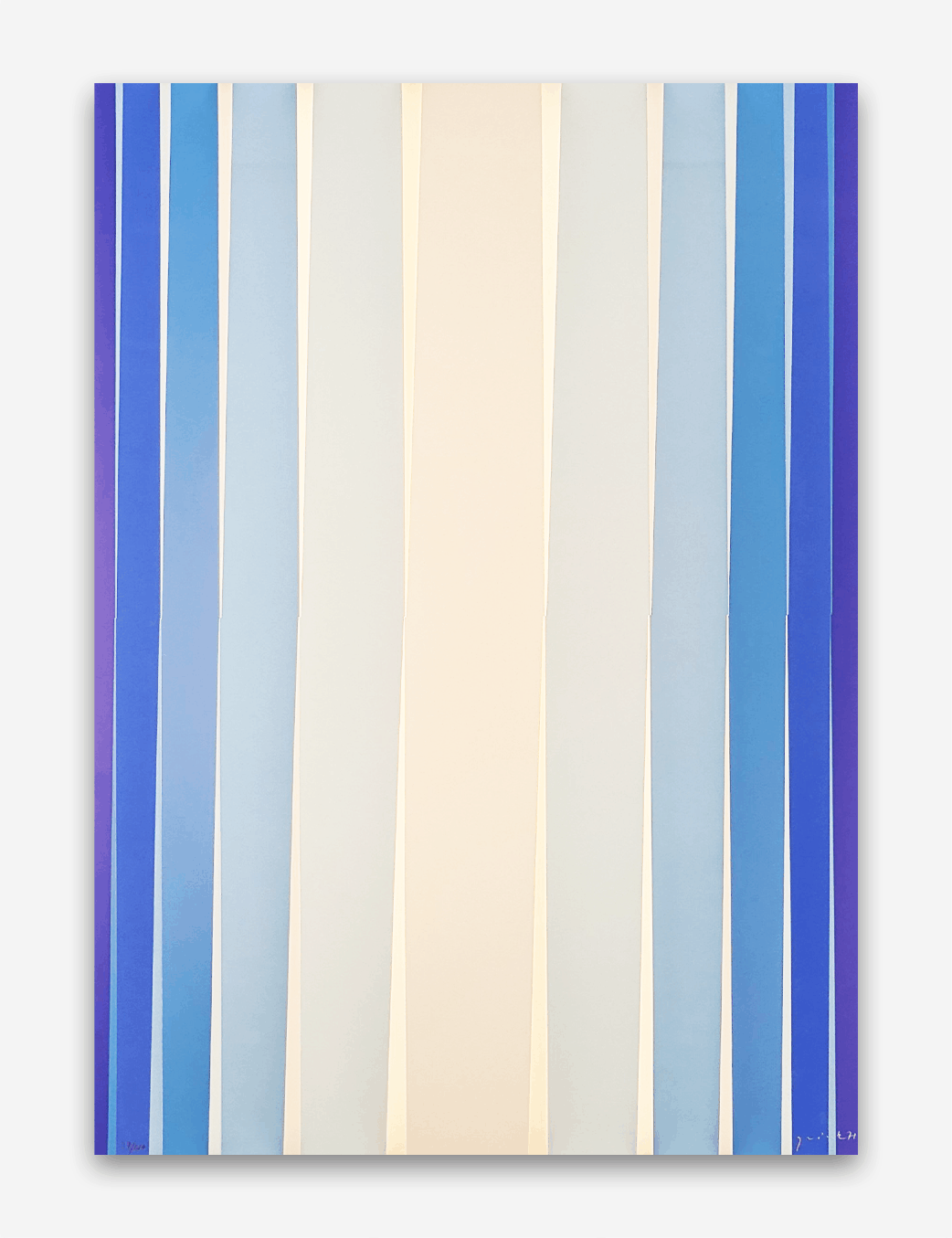 Lothar Quinte | Blaue Vertikale – Bild 2